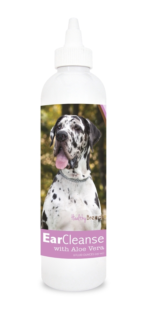 Healthy Breeds 840235106029 8 oz Great Dane Ear Cleanse with Aloe Vera