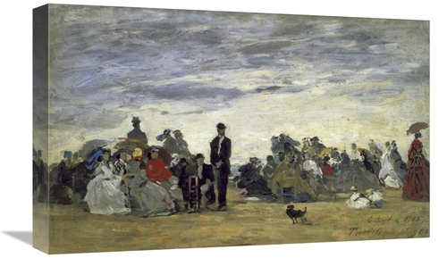 Global Gallery GCS-281759-22-142 22 in. The Beach at Trouville Art Pri