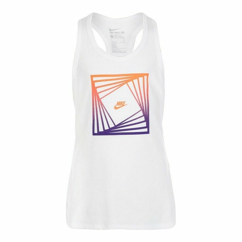 Tank Top Women Nike BLOCK TD TANK YTH 807477 100 White