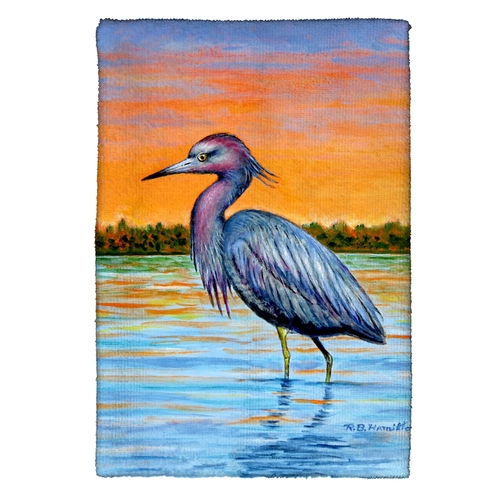 Betsy Drake KT493 Heron & Sunset Kitchen Towel