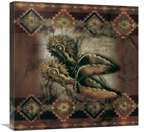 Global Gallery GCS-123399-2424-142 24 x 24 in. Western Spur Art Print 