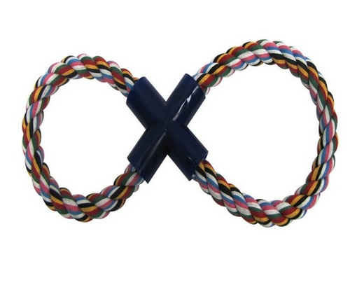 Diggers 03897 Figure Eight Rope Dog Toy