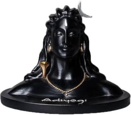 Black Aadiyogi Car dashboard & Mandir