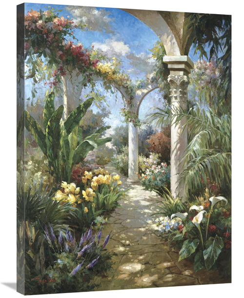 Global Gallery GCS-115992-2432-142 24 x 32 in. Quiet Arbor Art Print -