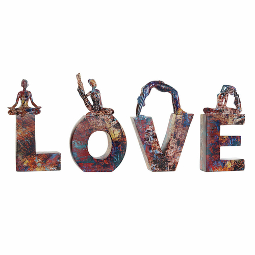 Decorative Figure DKD Home Decor Resin (13 x 5 x 22 cm) (4 pcs)