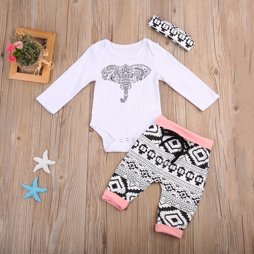 Newborn Toddler Baby Girls Boys Autumn Clothes