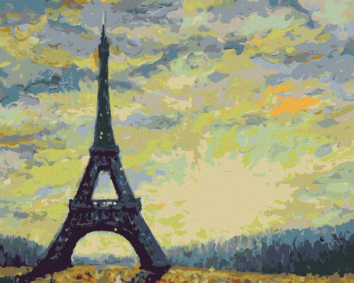 Paint by Numbers - EIFFEL TOWER ON A CLEAR DAY