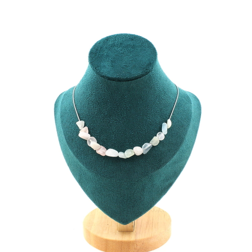 Beryl Morganite from Brazil 15 beads necklace