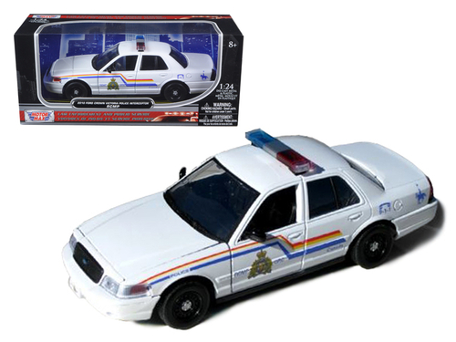 2010 Ford Crown Victoria \Royal Canadian Police\" White 1/24 Diecast
