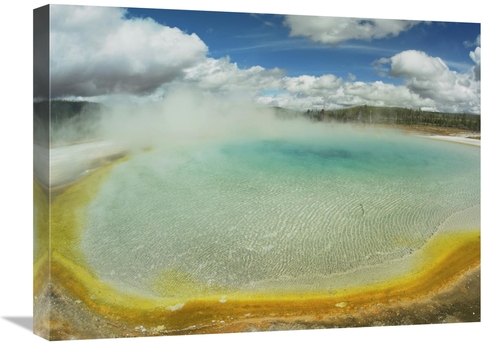 Global Gallery GCS-396240-1824-142 18 x 24 in. Sunset Lake, Yellow