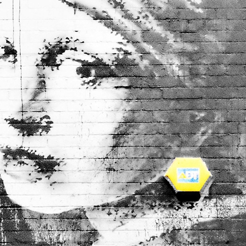 Banksy Girl With a Pierced Eardrum Canvas Print or Poster