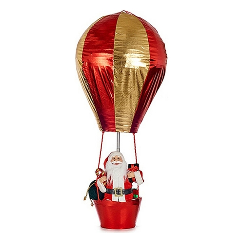 Decorative Figure Balloon Father Christmas 64 x 150 x 64 cm Red Golden