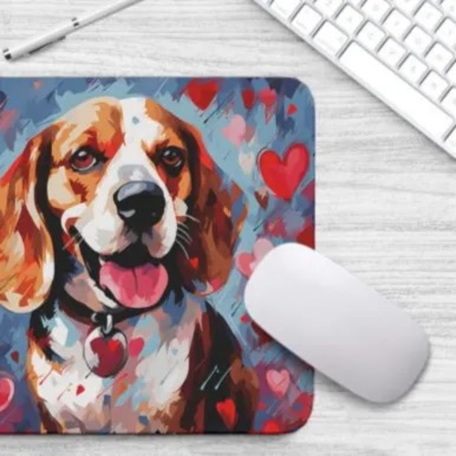 Main Sweetheart Dog Beagle Non-Slip Rubber Mousepad image