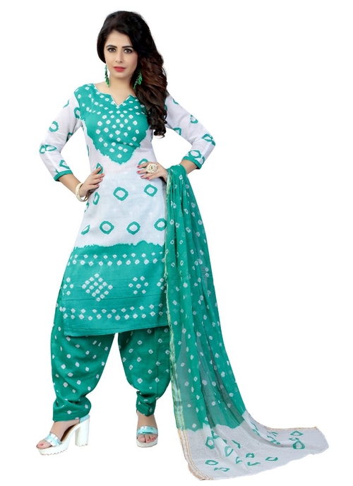 Generic Women's Satin Cotton Salwar Material