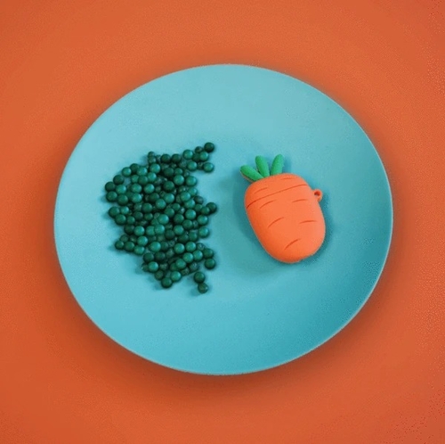 AirPods Carrot Silicone Case Cover