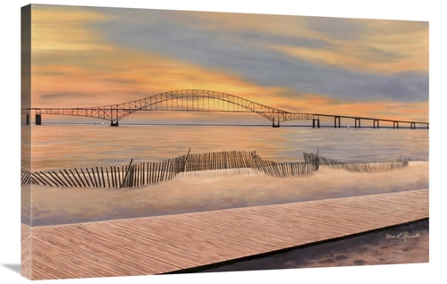 Global Gallery GCS-393949-2436-142 24 x 36 in. Captree Sunset Art Prin