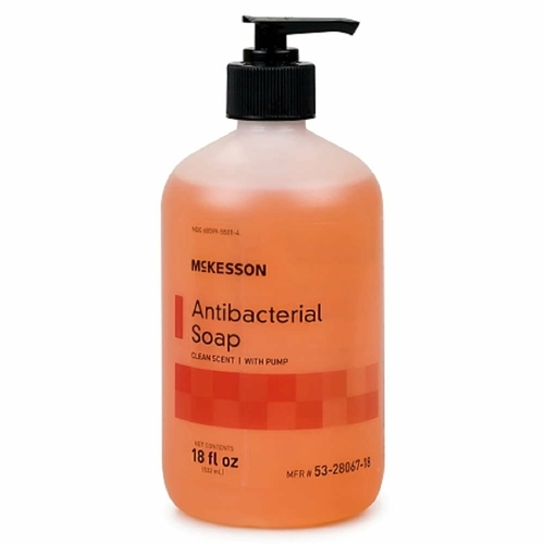 McKesson Antibacterial Soap with Pump Bottle, Clean Scent, 1 gal, 1