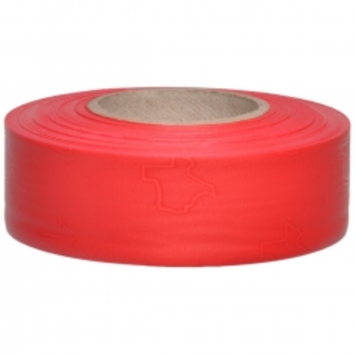 Presco 764-TXR 1.18 in. x 300 ft. Texas Roll Flagging Tape- Red