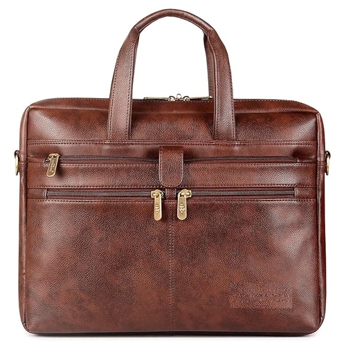 Synthetic ORGANISED DESIGN  Laptop Messenger Bag (Size-15INCH)