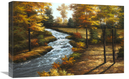 Global Gallery GCS-137377-1624-142 16 x 24 in. Roaring Brook Art Print