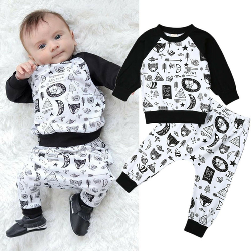 Pudcoco Autumn Toddler Kids Baby Girl Boy Long