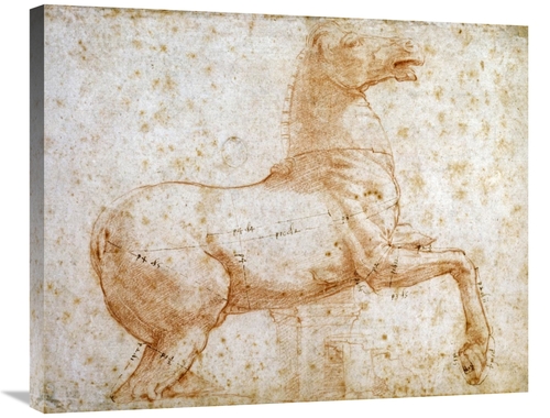 Global Gallery GCS-267235-30-142 30 in. Study of One of the Quirinal M