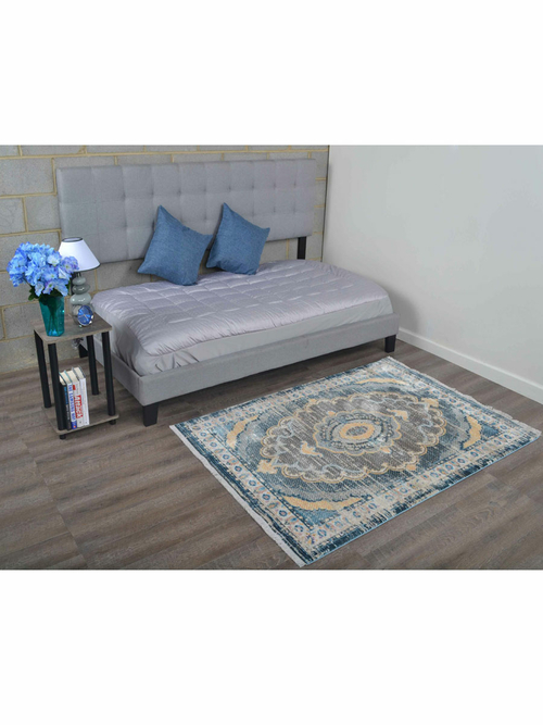 10 x 13 ft. Machine Woven Crossweave Polyester Oriental Rectangle Area