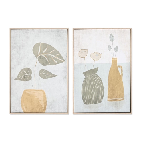 Painting DKD Home Decor 63 x 4,5 x 93 cm Scandinavian (2 Units)