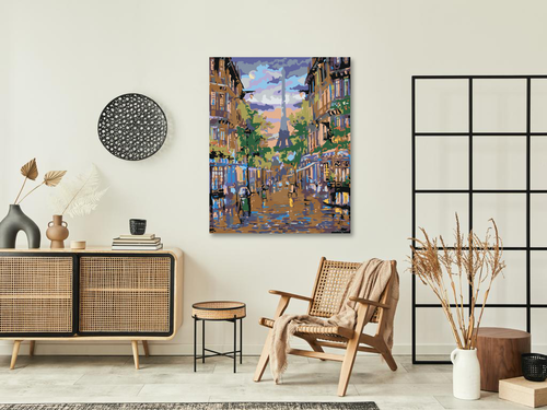 Paint by Numbers - COSY ALLEY BY THE EIFFEL TOWER