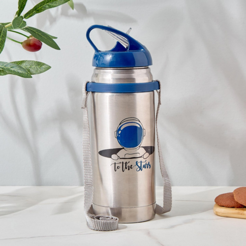 Back To School Dew Stainless Steel Water Bottle Blue