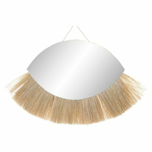 Wall mirror DKD Home Decor Jute Metal (73 x 4 x 50 cm)