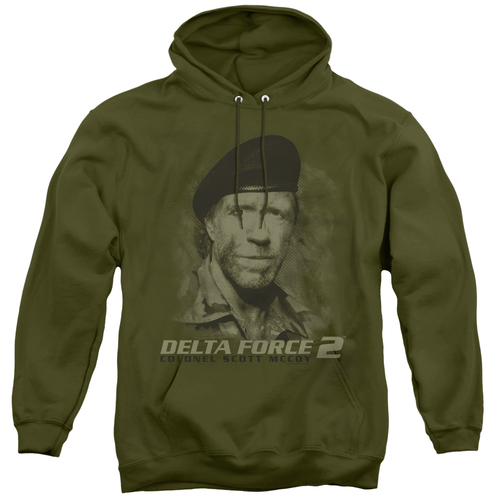 Delta Force 2 & You Cant See Me-Adult Pull-Over Hoodie, Military G