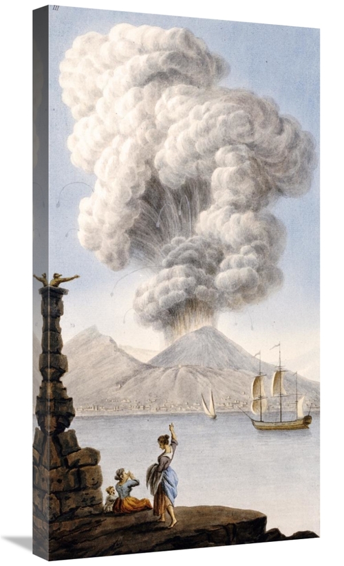 30 in. Eruption of Vesuvius Art Print - Sir William Hamilton