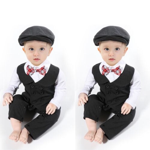 Infant Baby Boy Party Gentleman Clothes