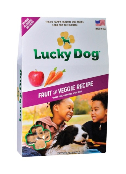 Lucky Dog LD12FV 12 oz All Ages Dog Treats Fruit & Veggie