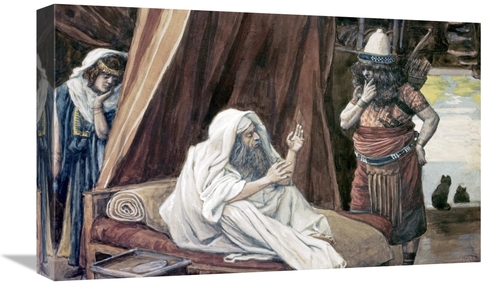 Global Gallery GCS-280344-22-142 22 in. Isaac Sends Esau to Hunt Art P