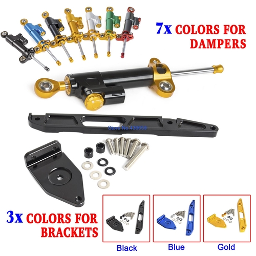 CNC Steering Damper Mounting Kit Bracket for