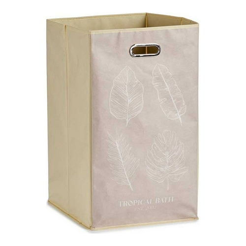 Basket Tropical Bath Foldable 35 x 57 x 35 cm Brown 60 L Cardboard