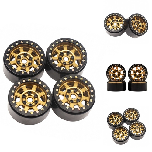 4Pcs Accessories Wheel Rim 1.9'' Shockproof Easy