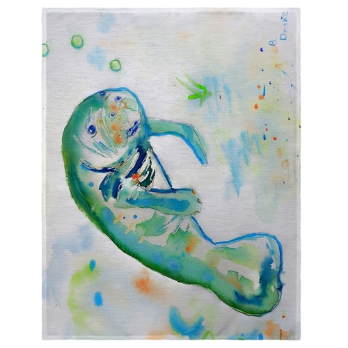 Betsy Drake PM061 14 x 18 in. Manatee Place Mat - Set of 4