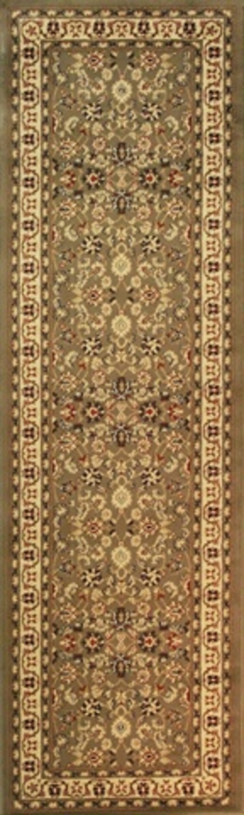 Barclay Sarouk 2 ft. 3 in. x 7 ft. 3 in. Runner Rug in Green