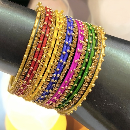 Colorful Elegance: Exploring the Allure of Multicolour Bangles