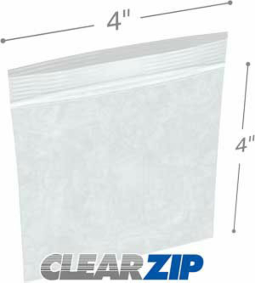 International Plastics CZPP20404 4 x 4 in. High Clarity Polypropylene 