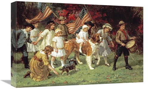 Global Gallery GCS-268196-22-142 22 in. American Parade Art Print - Ge