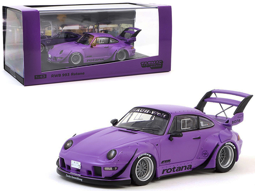 Porsche RWB 993 Rotana Purple \RAUH-Welt BEGRIFF\" 1/43 Diecast Model