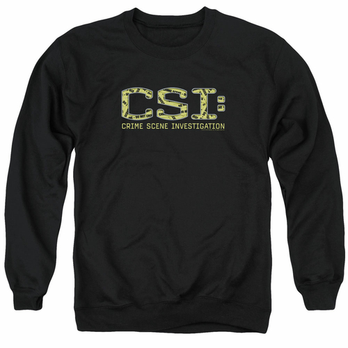 Trevco CBS946-AS-1 CSI & Collage Logo Adult Cotton & Polyster Crewneck