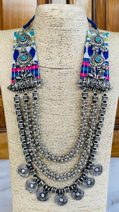 Traditonal Choker Necklace Set BEIGE