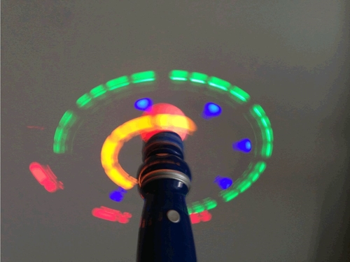 Blinkee 1535030 LED Crystal Prism Ball Orbiting Wand