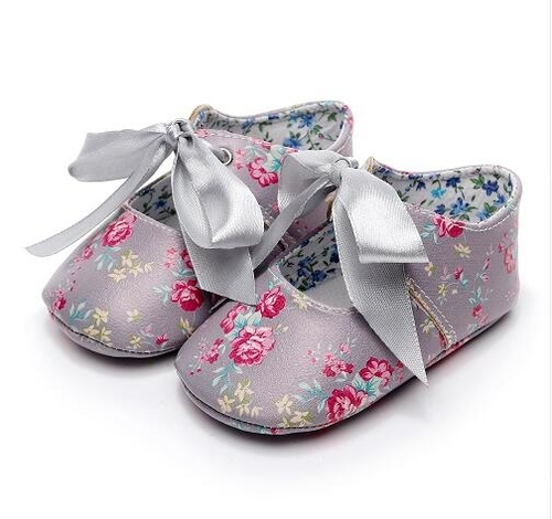 Lace up Bowknot First Walkers toddler Moccasins