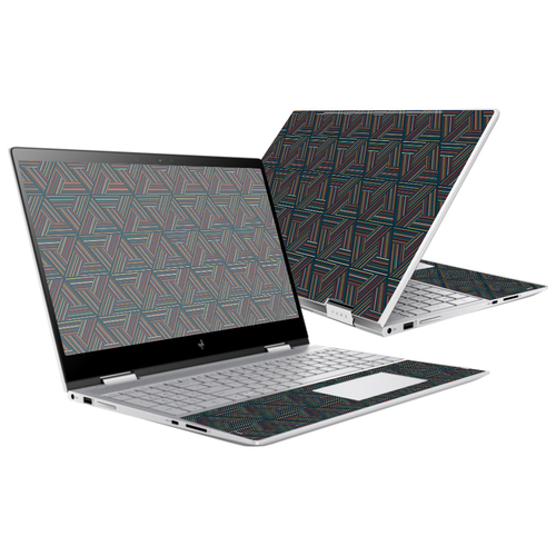 MightySkins HPENVY1517-Triangle Stripes Skin for HP Envy x360 15 in. 2